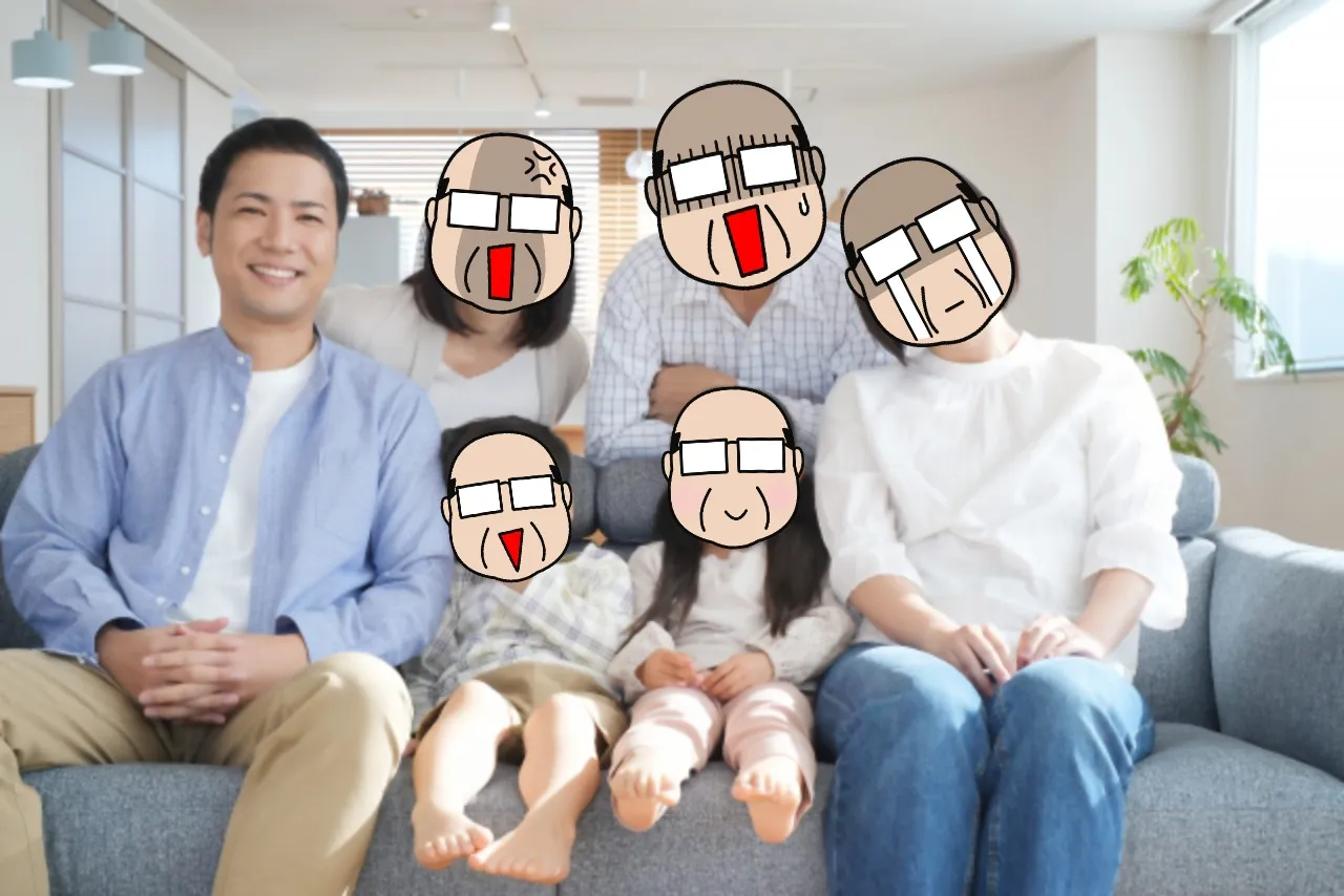 おじ化の取り消しや表情の変更も可能